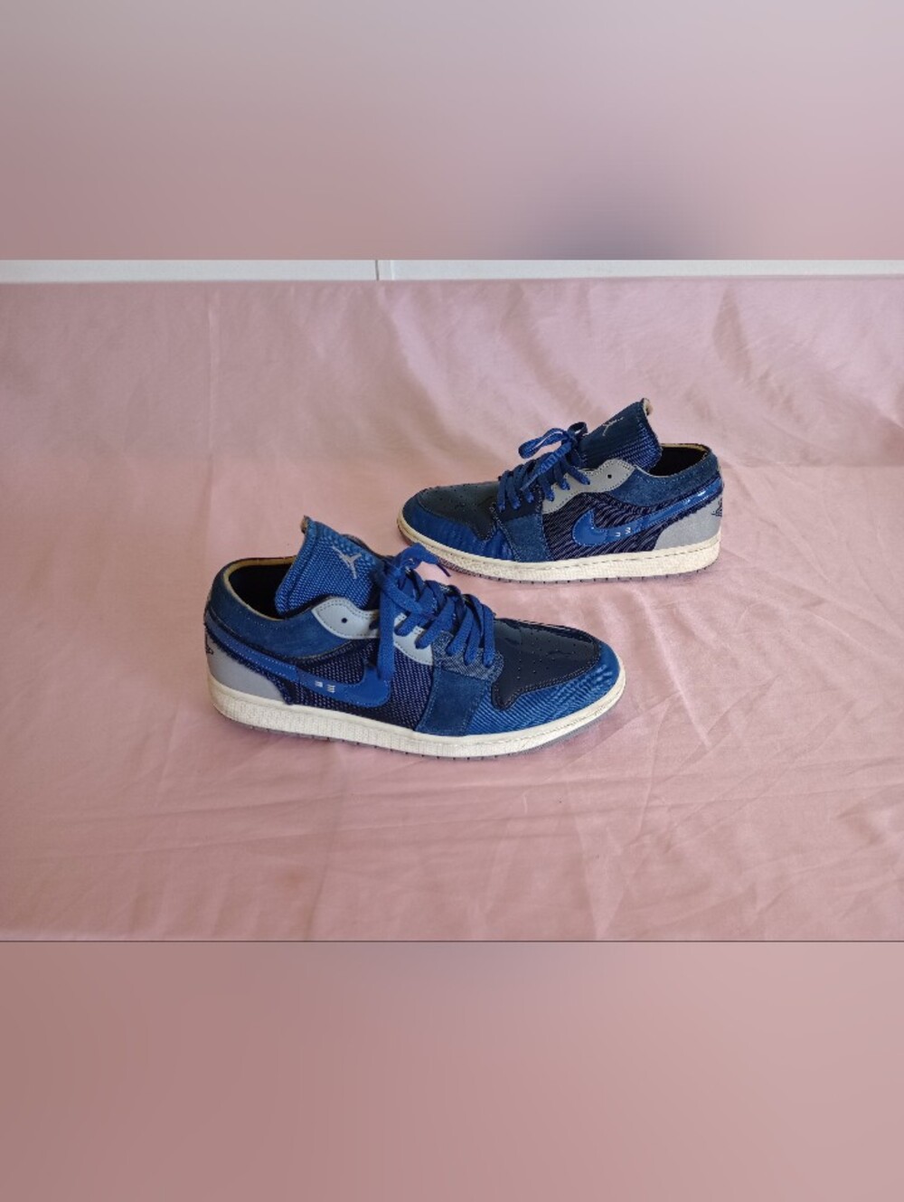 Jordan 1 Low SE Craft Inside Out Men's Size 12 Obsidian Blue Style DR8867-400